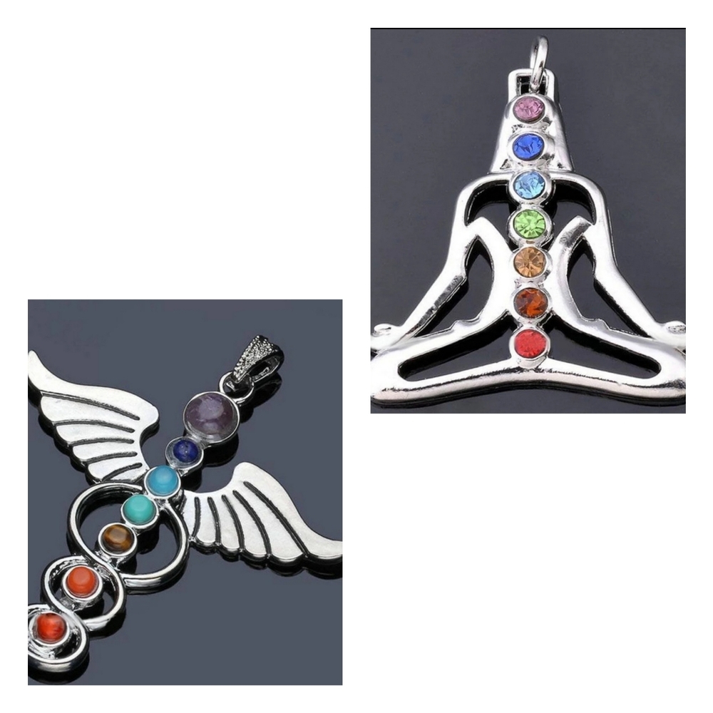 Bundle of 2 Reiki Chakra Healing Pendant